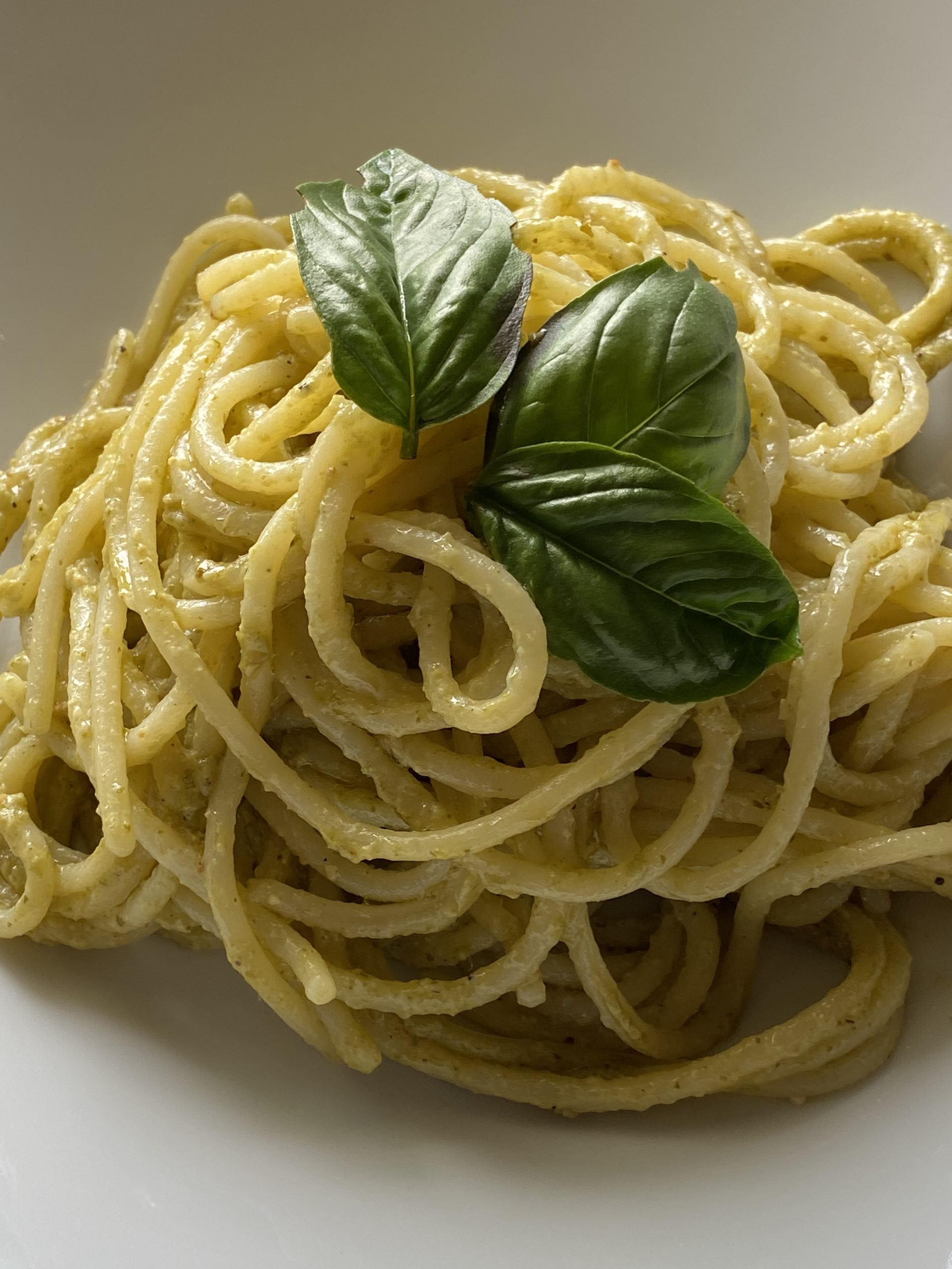 spaghetti al pesto genovese